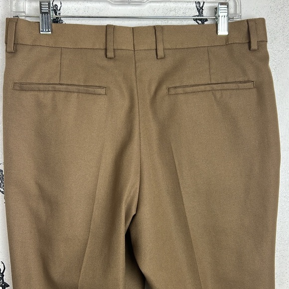 Zara Green high Waist Pants Slacks Soft Sz. 30 EUR 38 khaki tan warm color ankle - Picture 10 of 16
